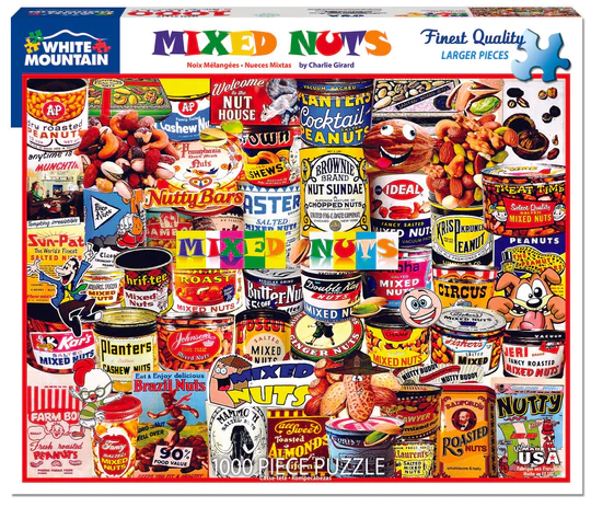 Mixed Nuts - 1000 Piece Jigsaw Puzzle White Mountain