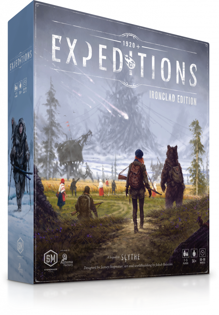 Expeditions Ironclad Edition adventure strategy board game box | Elderwoods