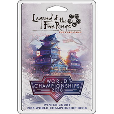 L5R Winter Court 2018 World Championship Decks Legend of the Five Rings