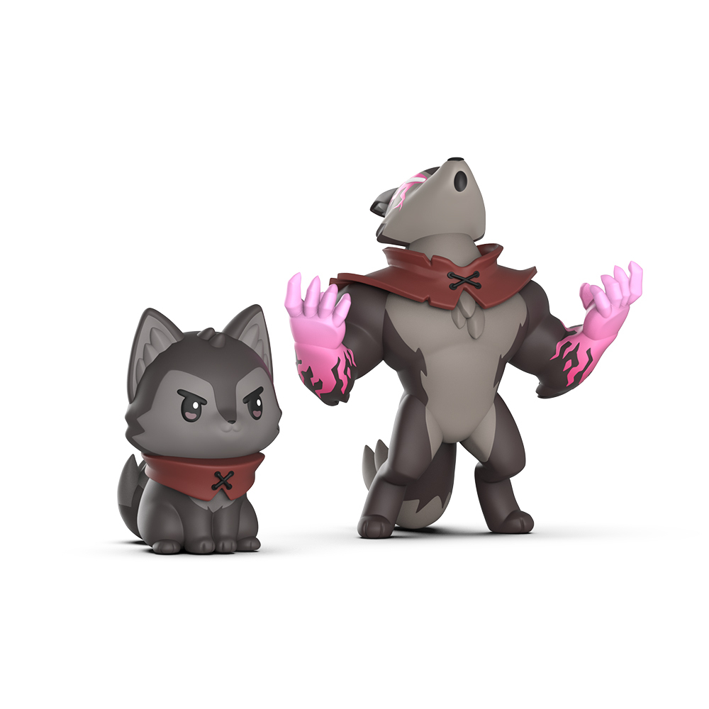 Casting Shadows Vinyl Figure Set - Nuzzle Thornwood & Nuzzle the Savage