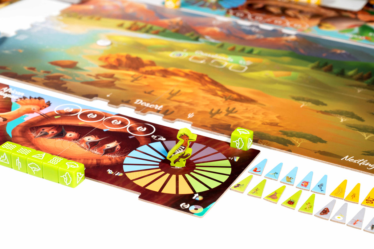 Nestlings card spread displaying various bird species