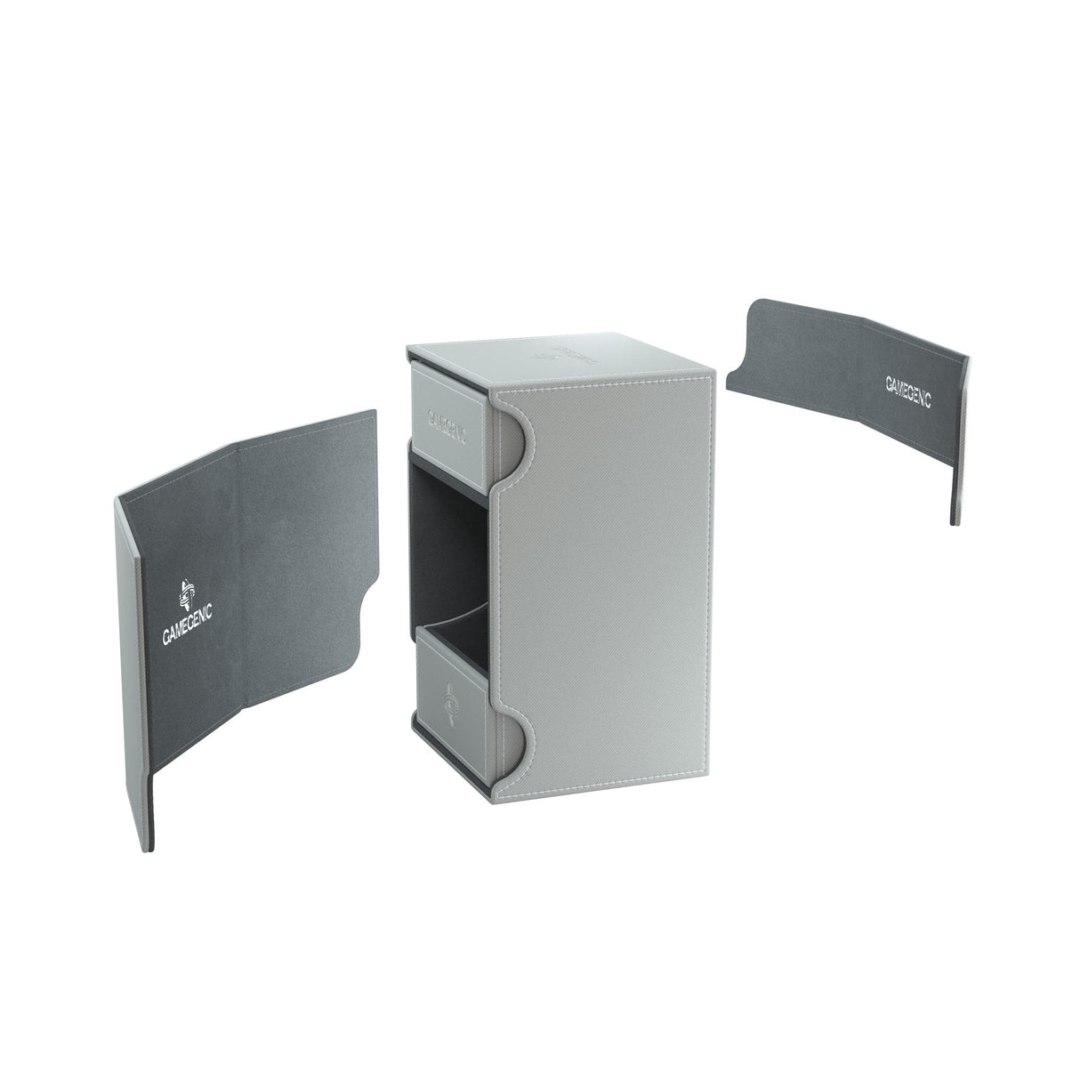 Gamegenic: Watchtower Deck Box 100plus White stacking feature