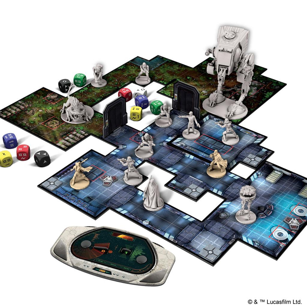 Star Wars: Imperial Assault gameplay setup