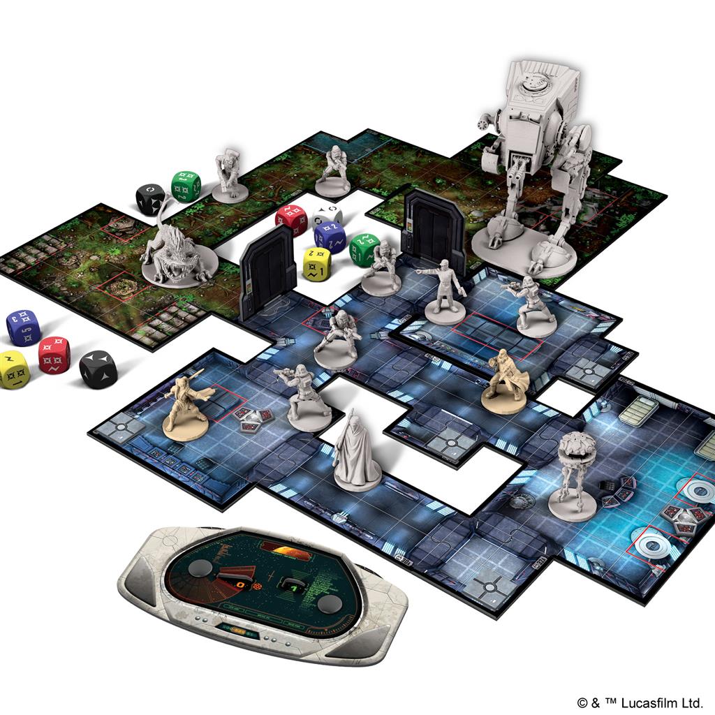 Star Wars: Imperial Assault gameplay setup