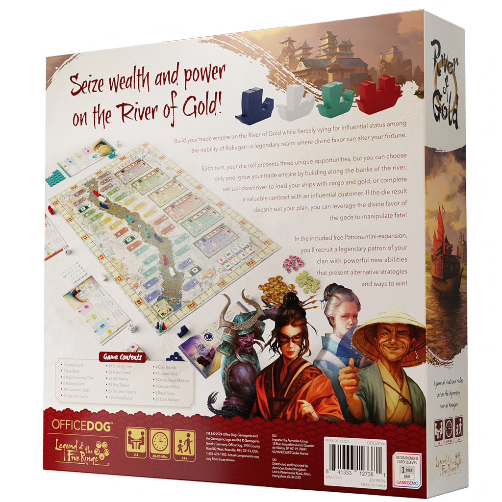 River of Gold L5R complete game content featuring samurai journey and Rokugan exploration