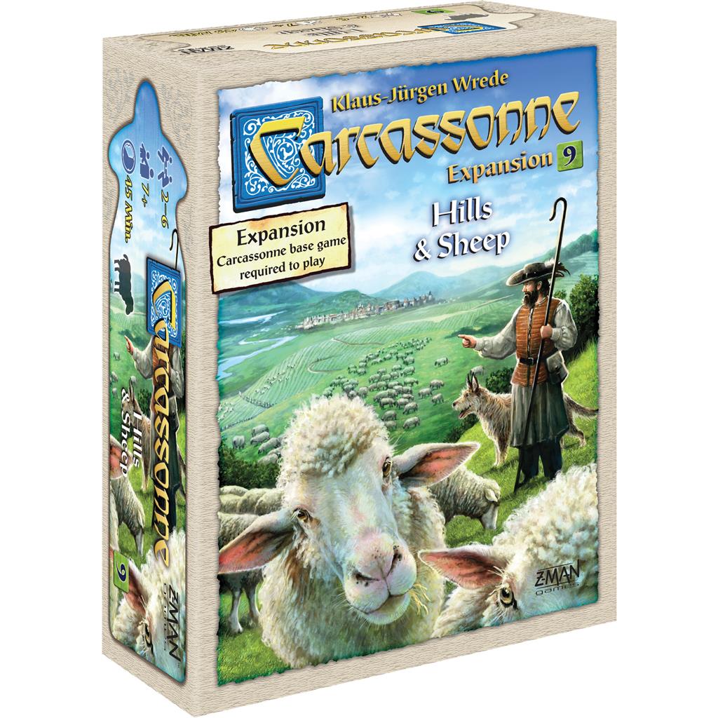 Carcassonne: Exp 9 Hills & Sheep