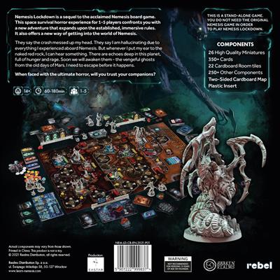 Nemesis Lockdown intruder miniatures and game components