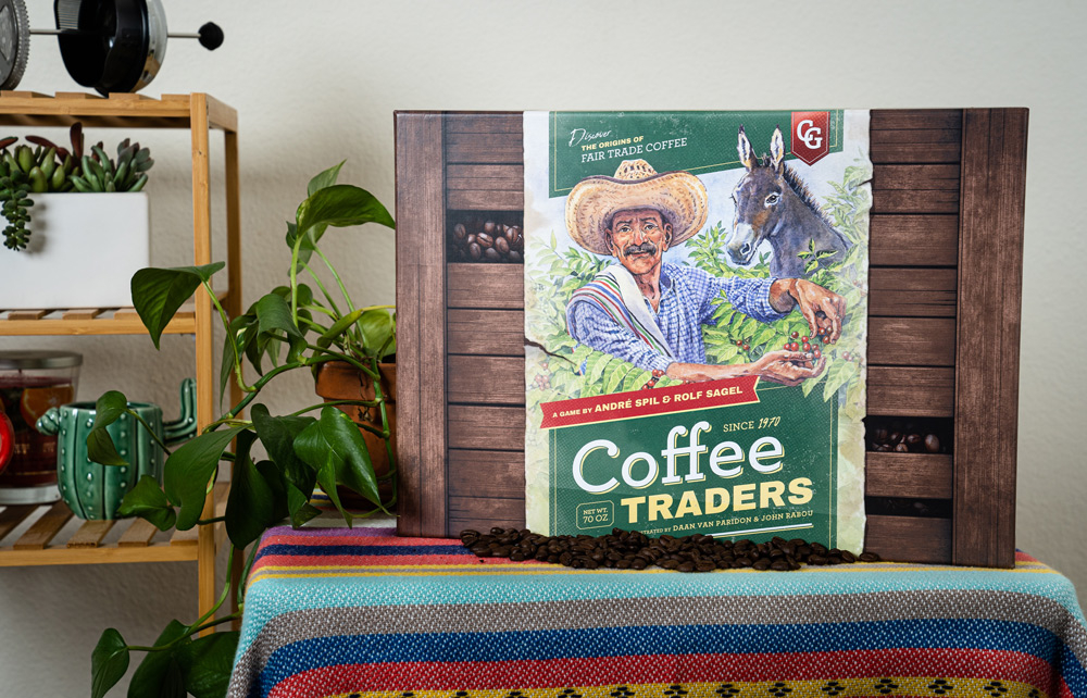 Coffee Traders board game box | Elderwoods