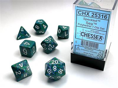 Chessex - Speckled Polyhedral Sea 7-die set