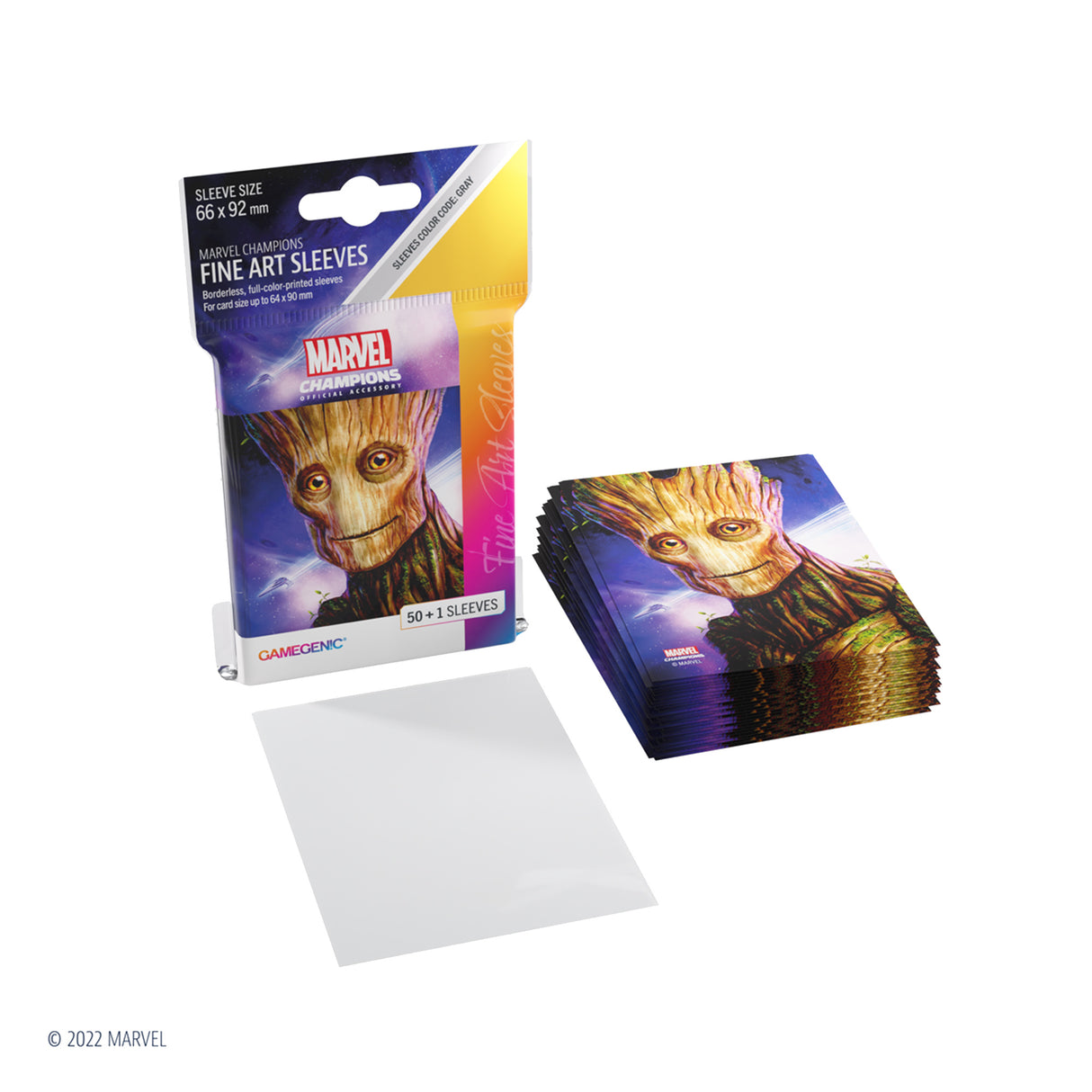 Marvel: Champions Fine Art Sleeves – Groot