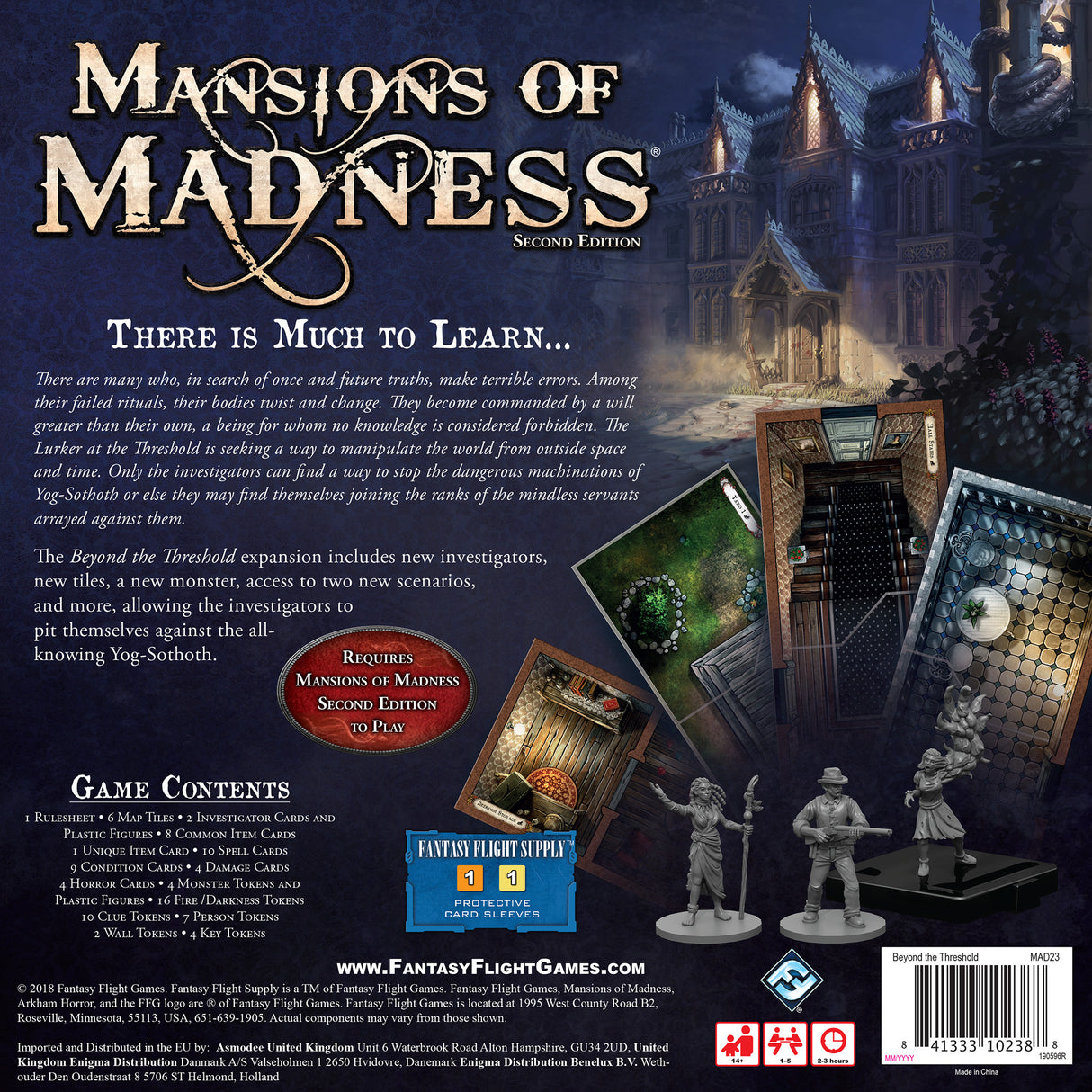 Mansions of Madness: Beyond the Threshold expansion gameplay elements