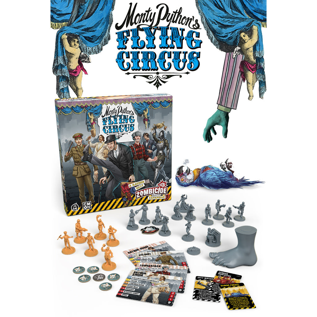 Zombicide: Monty Python's Flying Circus character miniatures