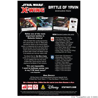 Star Wars X-Wing 2nd ed Battle of Yavin Battle Pack