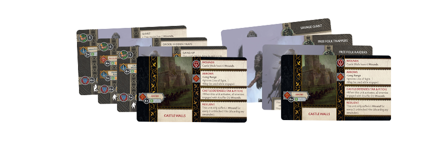 A Song of Ice & Fire: Free Folk Starter Set game components