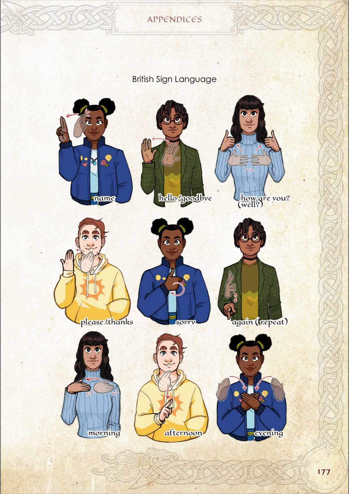 Inspirisles RPG British sign language