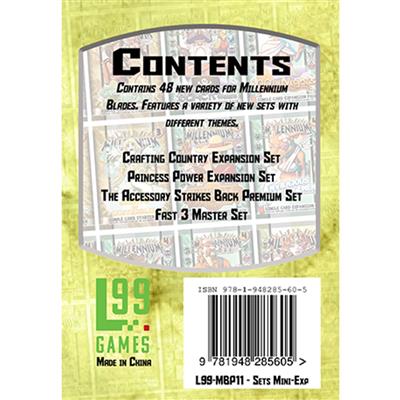 Millennium Blades: Extra Sets Mini-Expansion