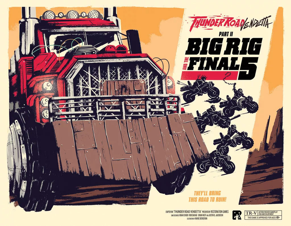 Thunder Road: Vendetta - Big Rig and the Final 5 Expansion - Deluxe Edition board game | Elderwoods