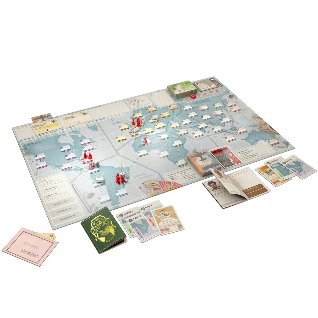 Pandemic: Legacy: Season 0 gameplay setup