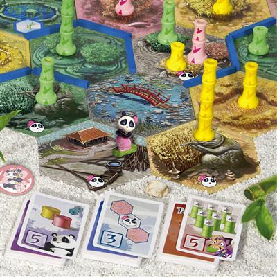 Takenoko: Chibis Expansion board game baby panda and new components
