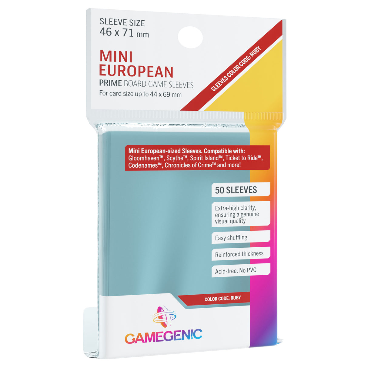 Gamegenic: Sleeve Prime Mini European code: Ruby