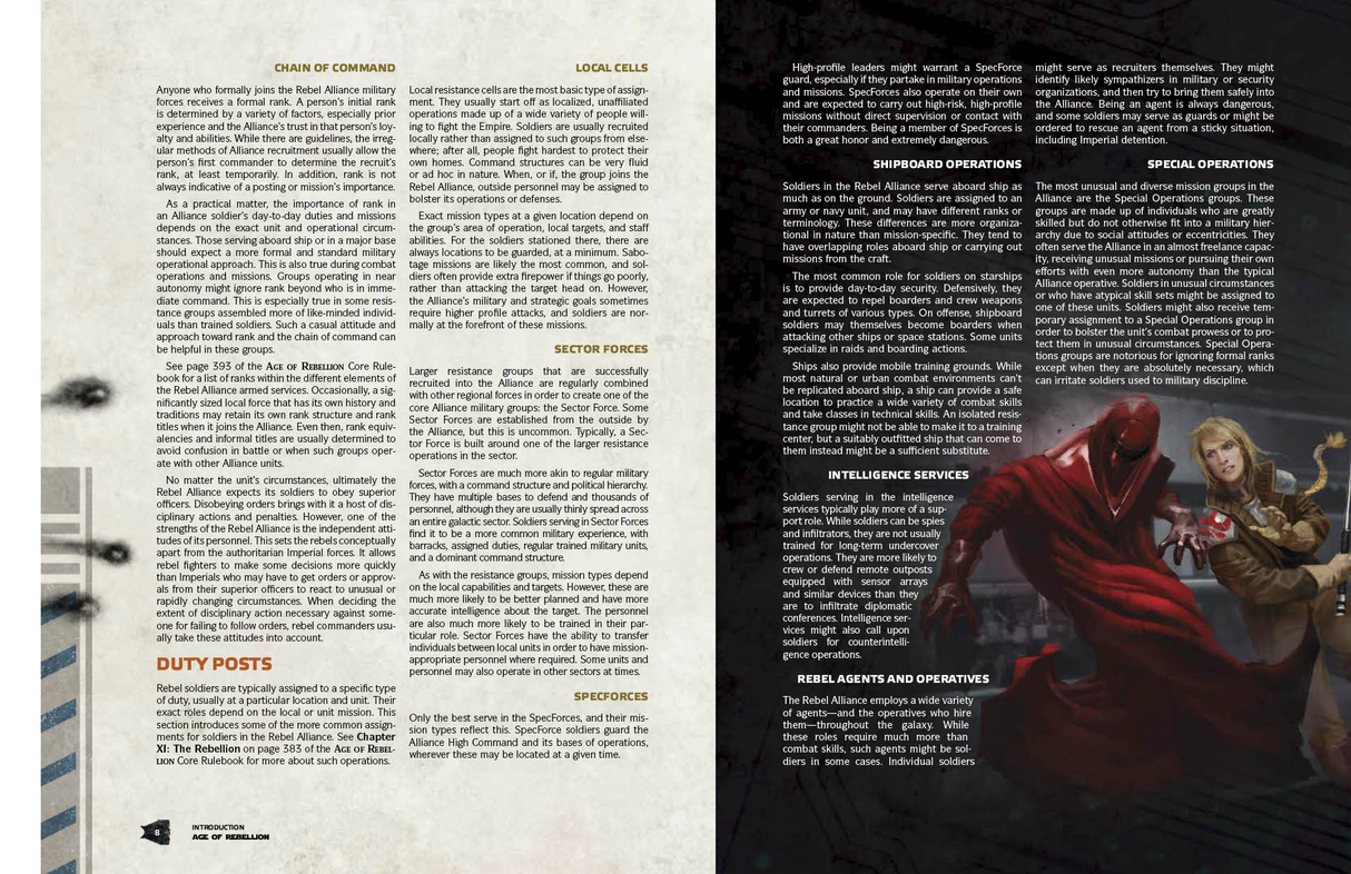 Star Wars - Age of Rebellion RPG: Forged in Battle