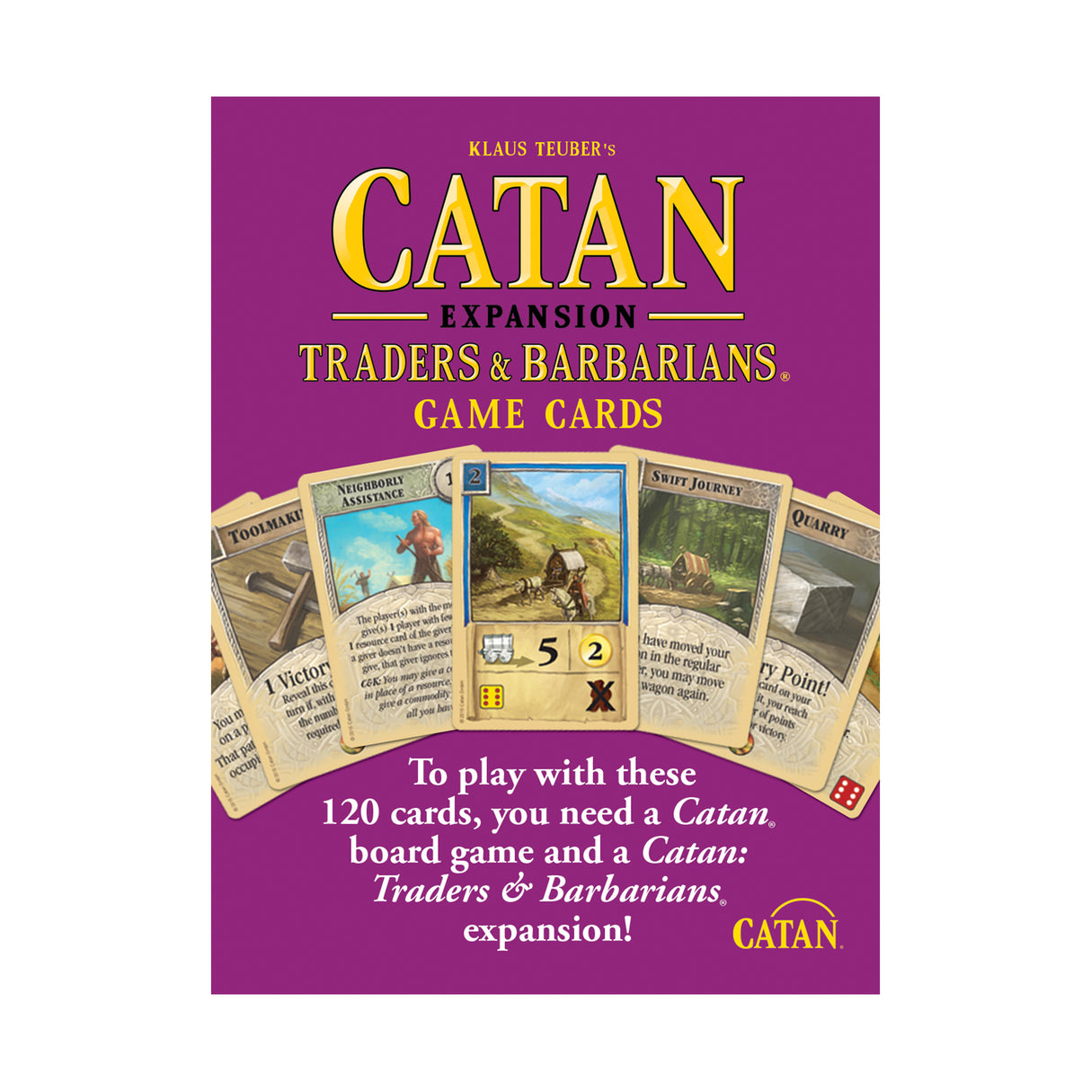 Catan: Accessories: Traders and Barbarians Game Cards
