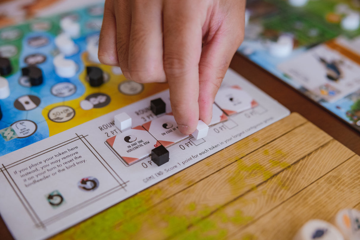 Wingspan: Asia complete game setup with all components