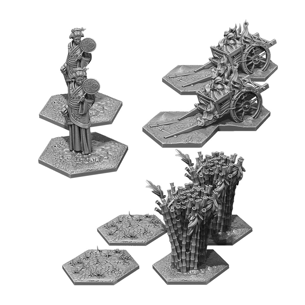 Senjutsu: Battle for Japan detailed samurai figures