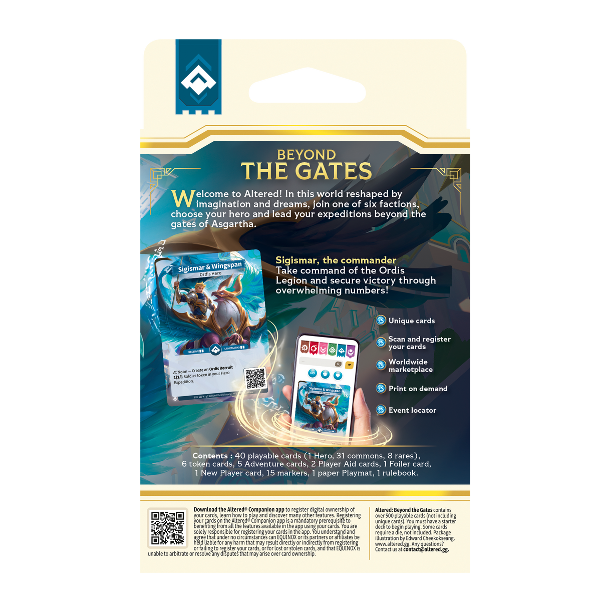 Altered TCG: Beyond the Gates Starter Deck Ordis