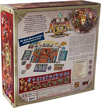 Arcadia Quest: Inferno strategic gameplay view