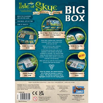 Isle of Skye Big Box complete game setup with all components