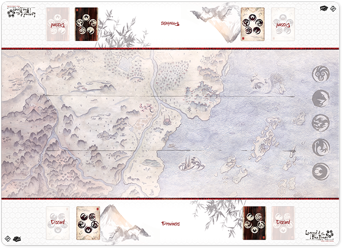 L5R Honored Duel Two-Player Gamemat Playmat Legend of the Five Rings