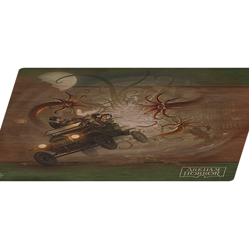 Arkham Horror: Deluxe 3' Gamemat Playmat detailed view showing game board layout and design