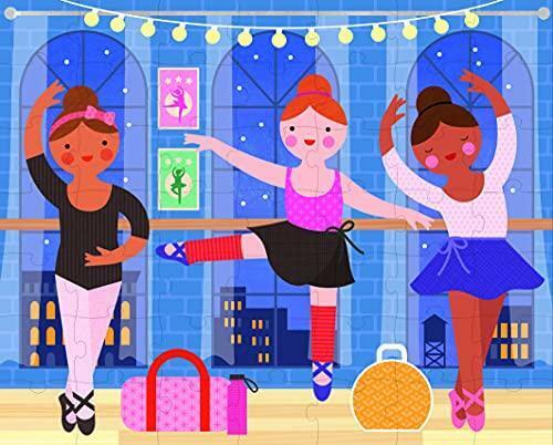 Ballerina Two-Sided on the go Puzzle 49 piece