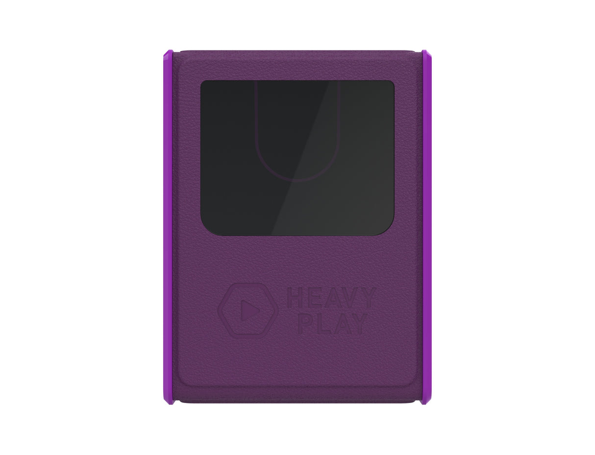 Heavy Play RFG Deckbox MAX 100DS: Noble Purple displaying compact design