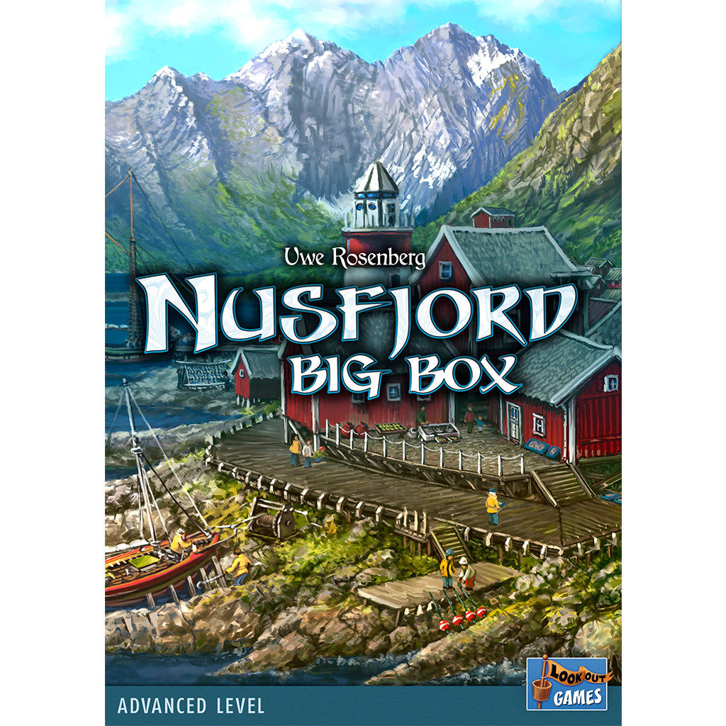 Nusfjord game components and resource cards