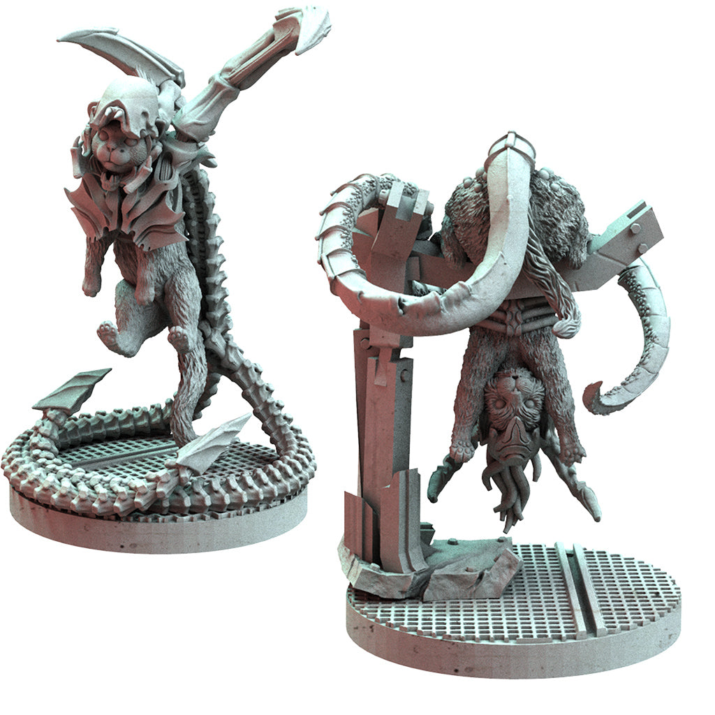 Nemesis: Space Cats board game detailed miniatures