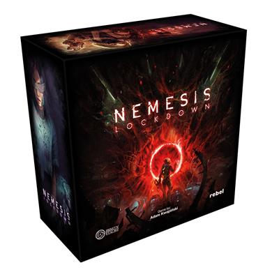 Nemesis Lockdown sci-fi horror survival board game box | Elderwoods