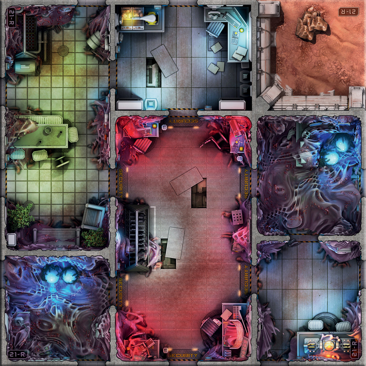 Zombicide Black Ops gameplay setup maps