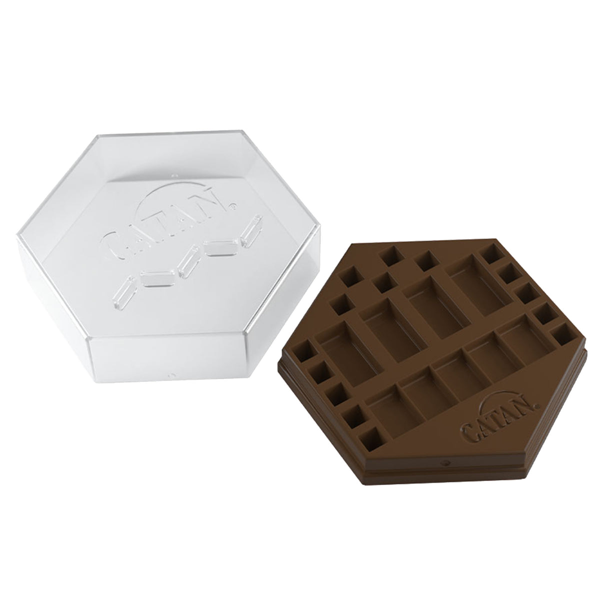 Gamegenic: Catan Hexadocks Extension Set in use