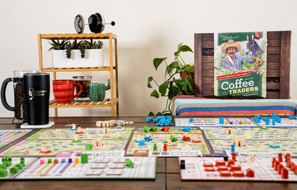 Coffee Traders complete game setup