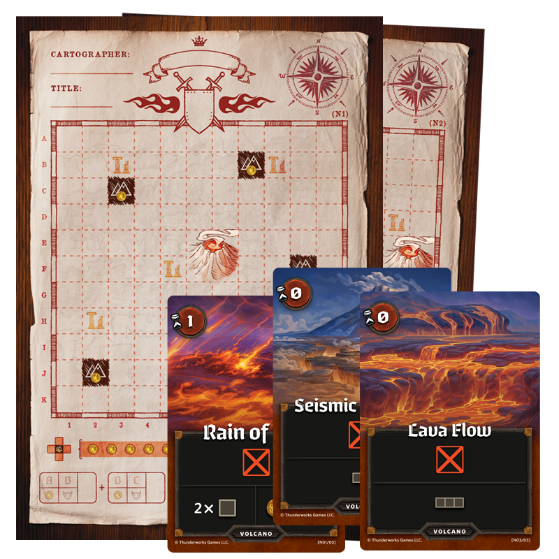 Cartographers: Heroes Nebblis Map Pack 1