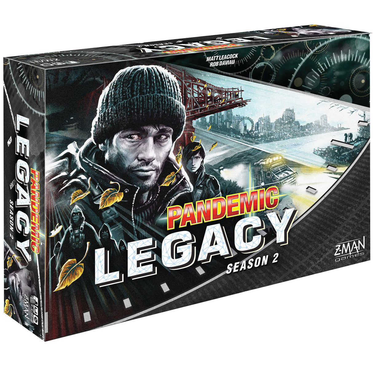 Pandemic: Legacy: Season 2 (Black Edition) board game box | Elderwoods