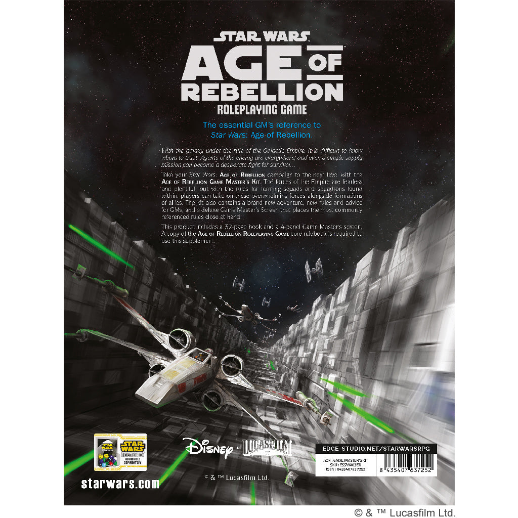 Star Wars - Age of Rebellion RPG: Game Master's Kit