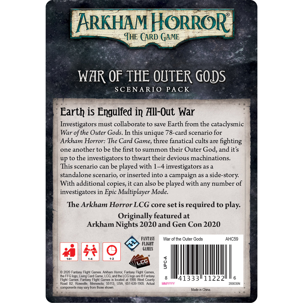 Arkham Horror: TCG - War of the Outer Gods