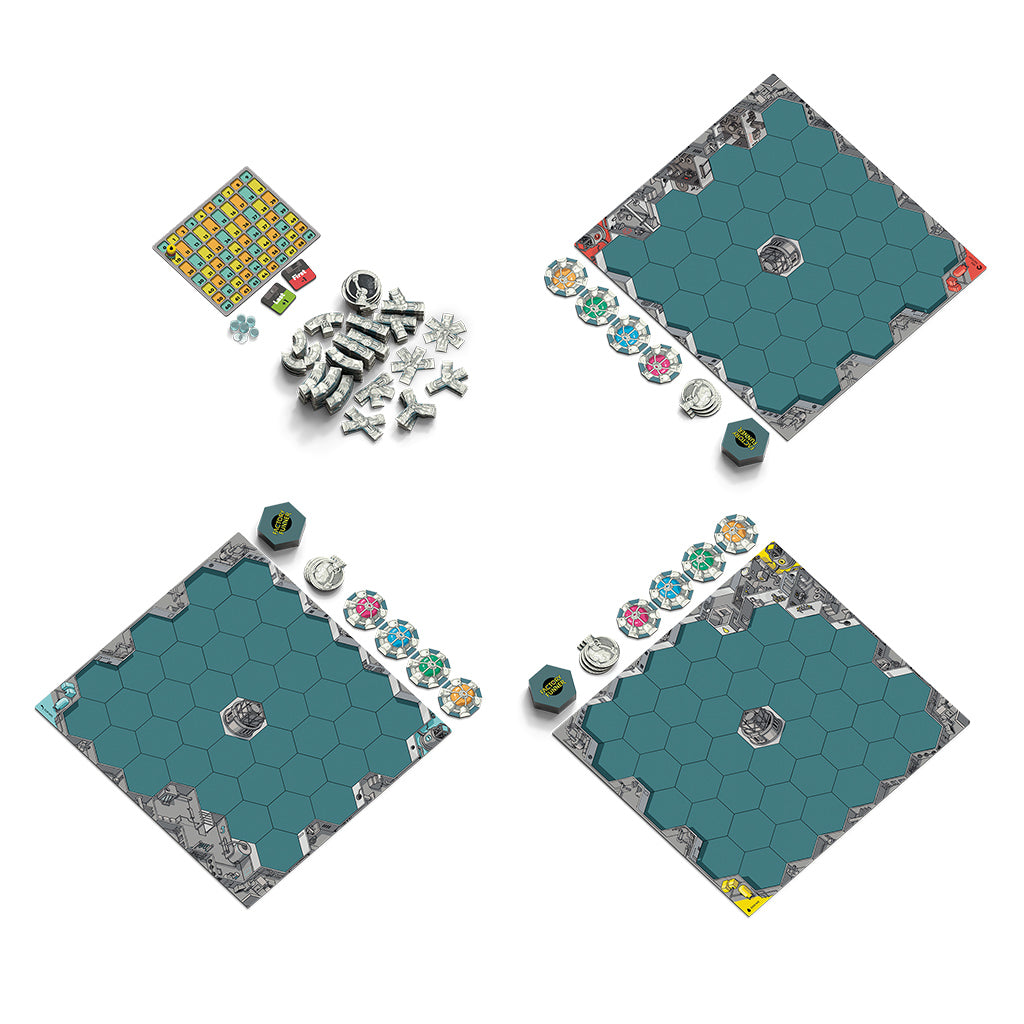 Factory Funner game tiles and production components