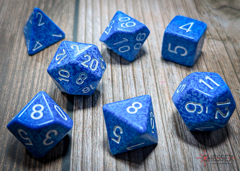 Chessex - Speckled Polyhedral Water 7-die set