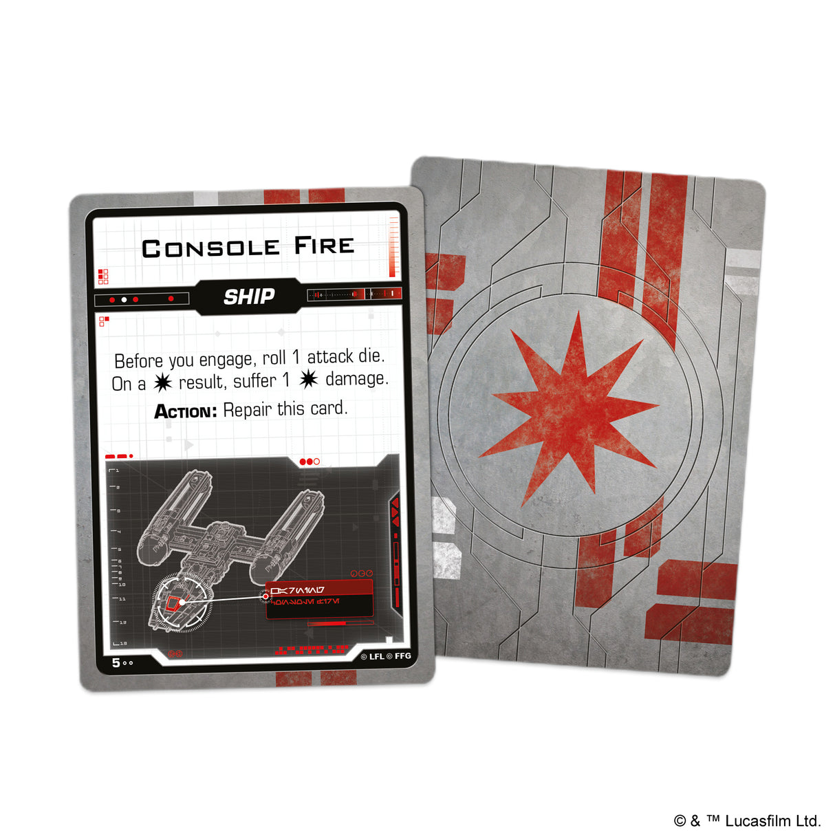 Star Wars X-Wing 2nd Ed: Rebel Alliance Damage Deck