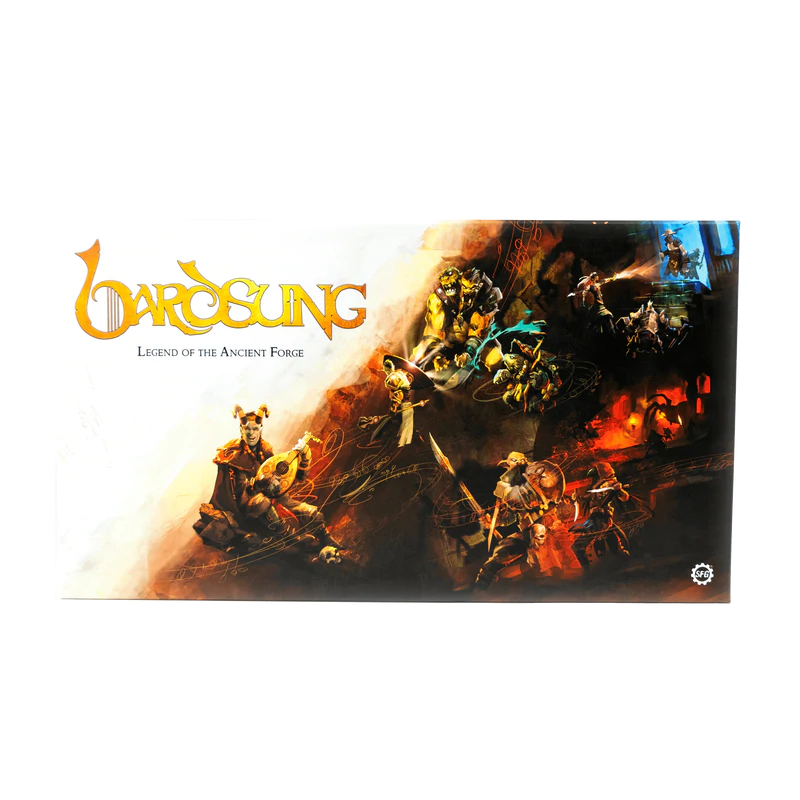 Bardsung cooperative dungeon crawler board game box | Elderwoods