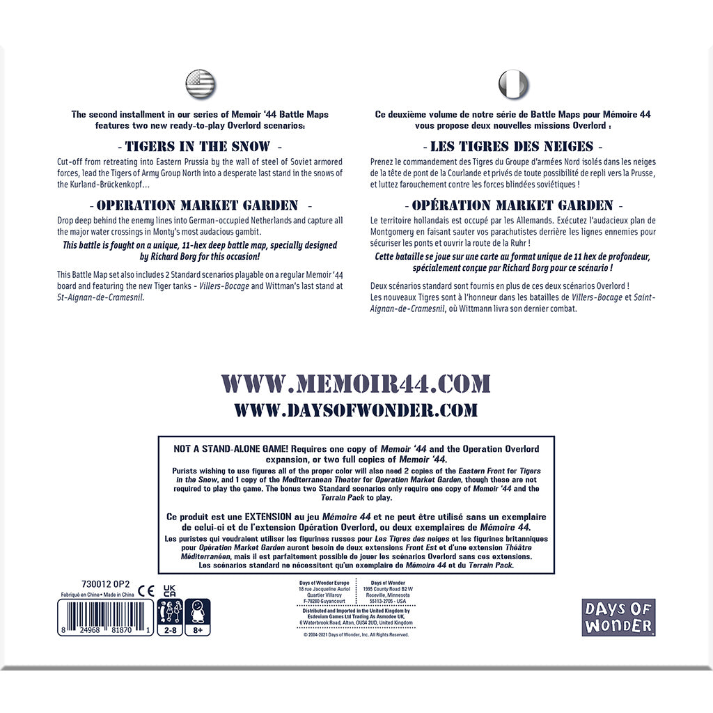 Memoir '44: Tigers in the Snow Battle Map